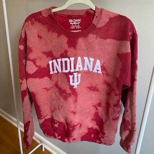 Indiana University Bleached crewneck
